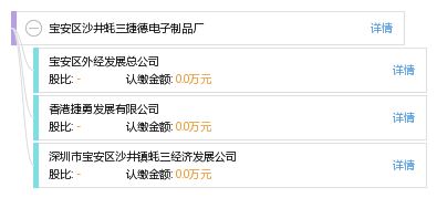 宝安区沙井蚝三捷德电子制品厂